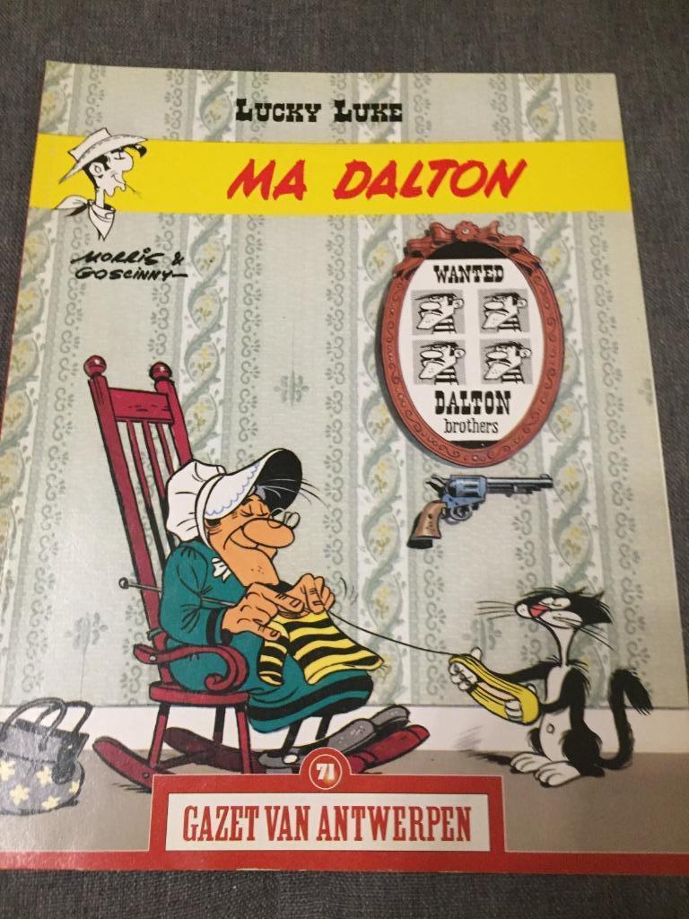 Strip Lucky Luke Ma Dalton, Boeken, Stripverhalen, Eén stripboek, Ophalen of Verzenden, Zo goed als nieuw, Morris
