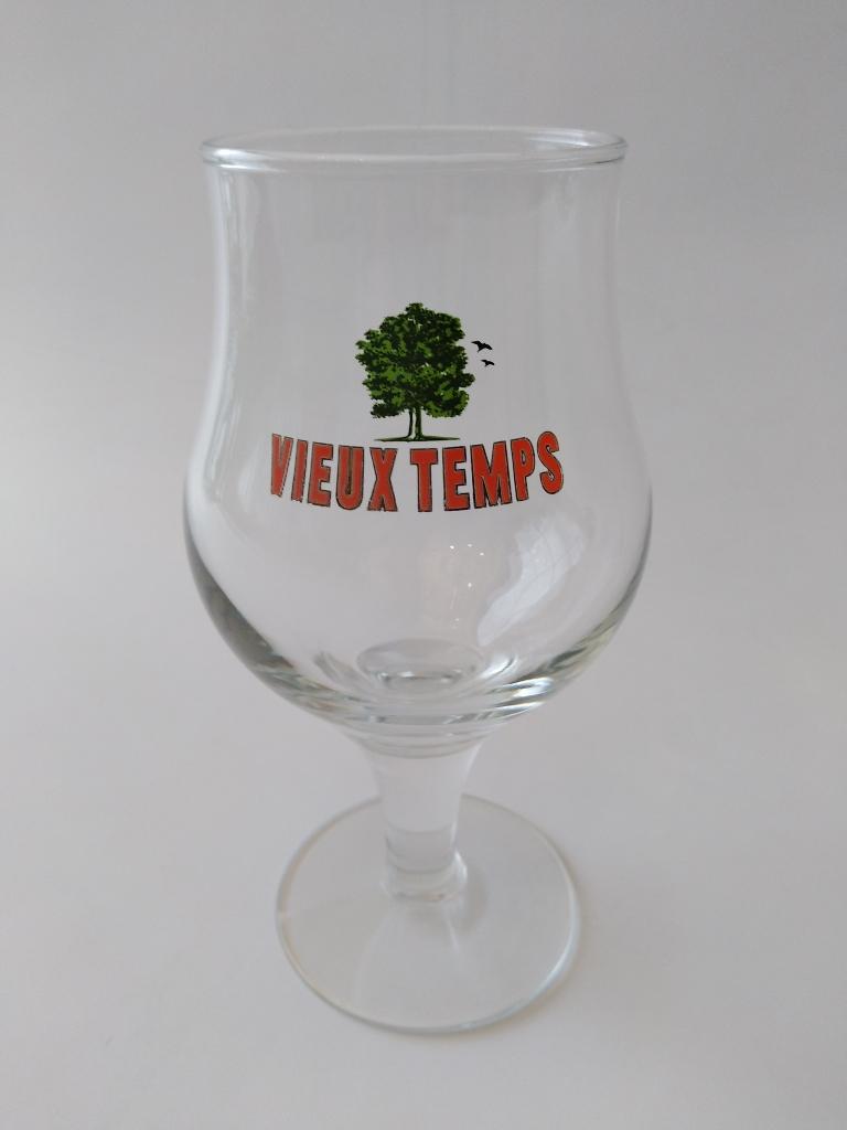 1 verre à bière Vieux Temps Vert Rouge, Enlèvement ou Envoi, Neuf, Verre à bière
