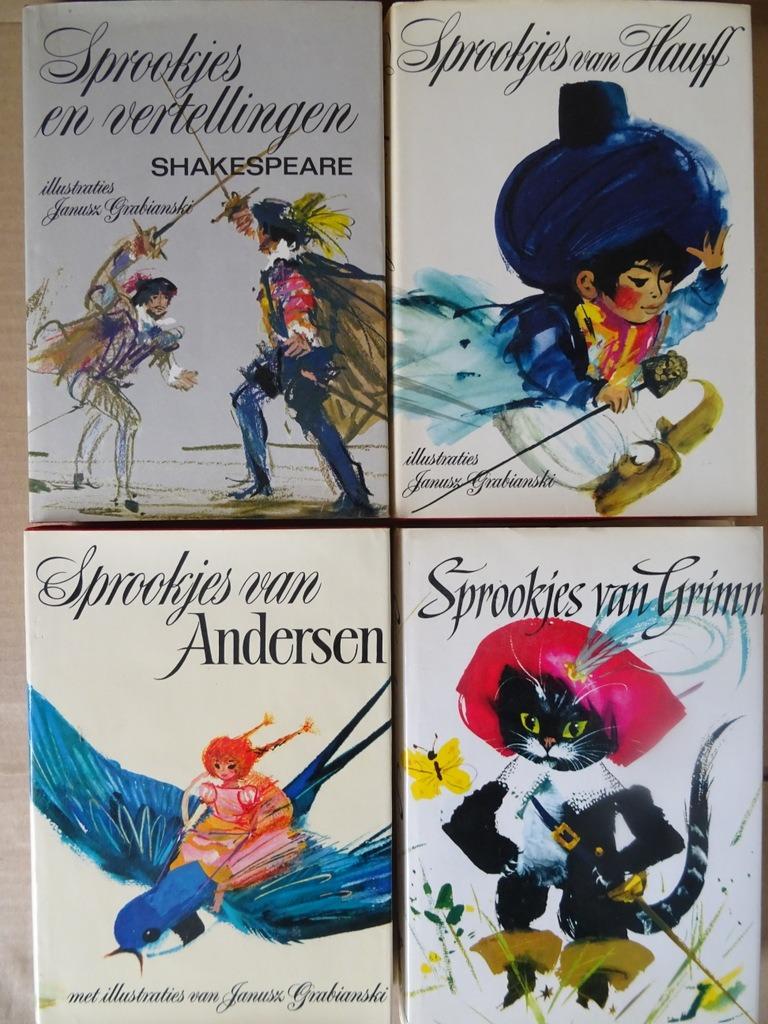 Sprookjes Shakespeare Hauff Andersen Grimm 9e per stuk 1969, Boeken, Sprookjes en Fabels, Ophalen of Verzenden, Zo goed als nieuw