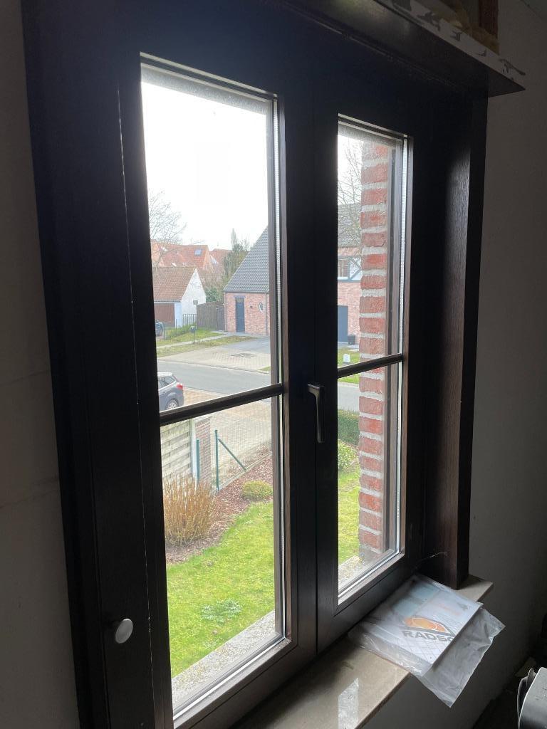 pvc ramen, Doe-het-zelf en Bouw, Ophalen, Gevelraam of Ruit, 120 tot 160 cm, Zo goed als nieuw