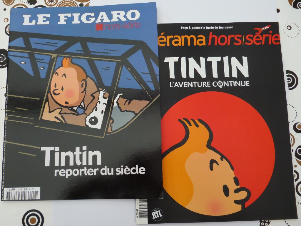 tintin deux hors séries, Enlèvement ou Envoi, Tintin, Comme neuf