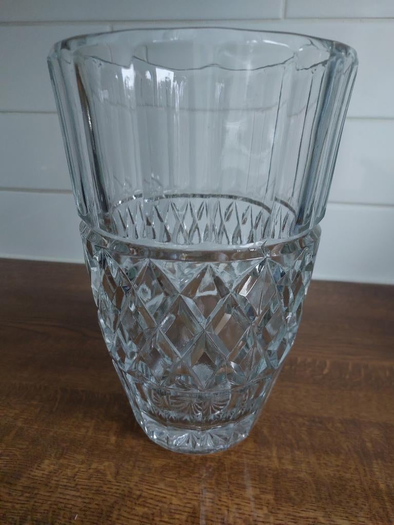 Grote vaas Val Saint Lambert jaar 60 kristal, Ophalen