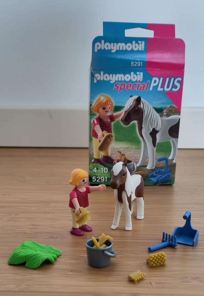 Playmobil 5291 Cheval et sa cavalière, Ophalen, Zo goed als nieuw, Complete set
