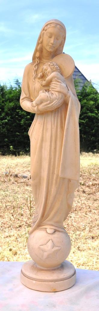 vierge a l'enfant sur boule etoile, Enlèvement ou Envoi