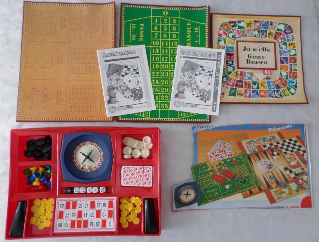 Games 100 klassiekers Dujardin Bord dobbelstenen gans dada, Vijf spelers of meer, Ophalen of Verzenden, Nieuw, Dujardin