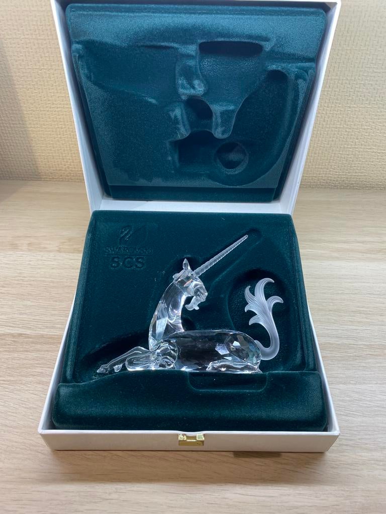 Swarovski jaarstuk eenhoorn (1996), Verzamelen, Swarovski, Ophalen, Zo goed als nieuw