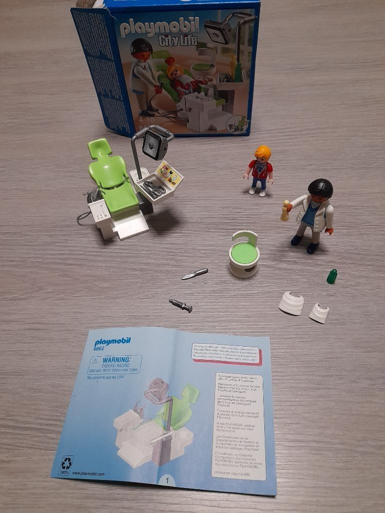 PLAYMOBIL Tandartsenkabinet - 6662, Ophalen of Verzenden, Zo goed als nieuw, Complete set