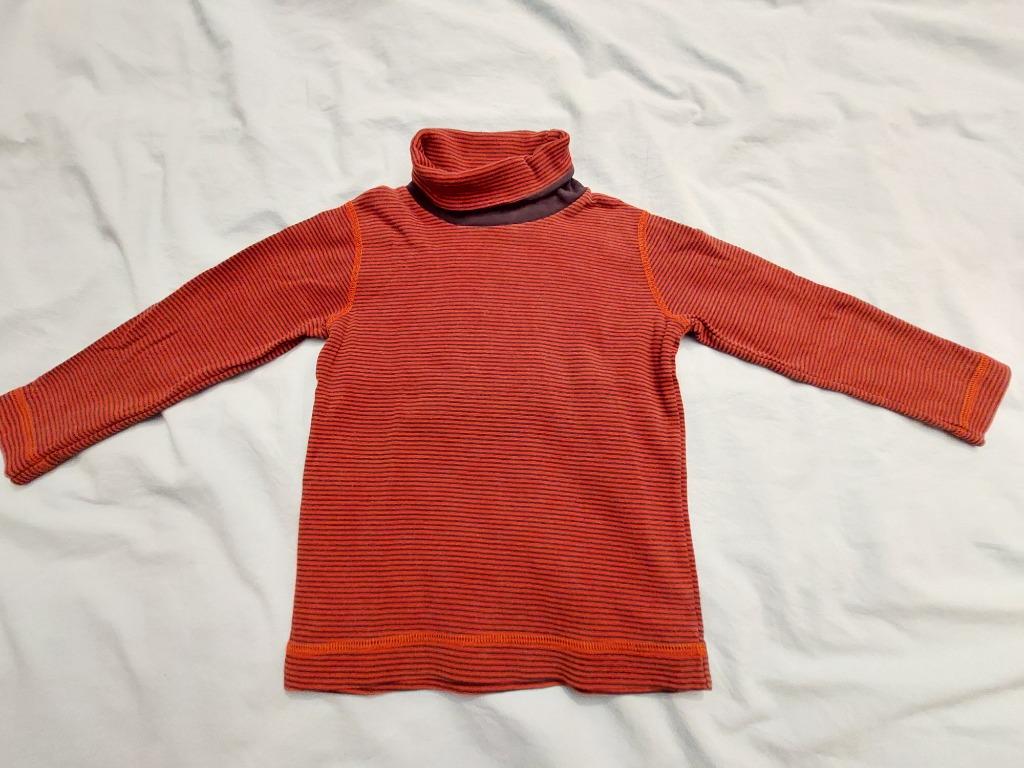 T-shirt manches longues 3 ans PETIT BATEAU col roulé rouge, Kinderen en Baby's, Kinderkleding | Maat 98, Ophalen, Jongen of Meisje