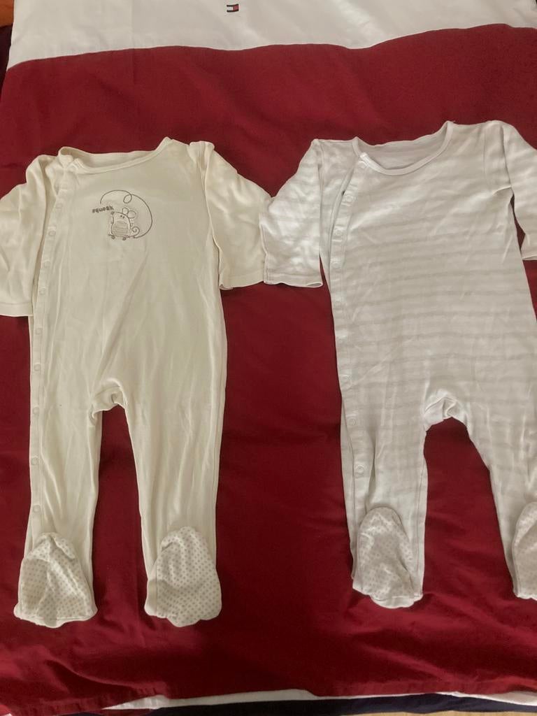 2 bodys pyjamas M belge 18-24 mois 100% coton, Enlèvement ou Envoi, Comme neuf