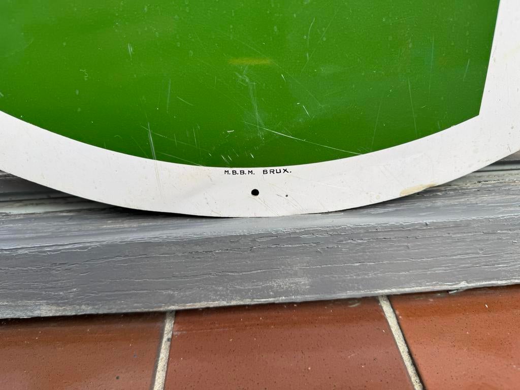 Oud Catrol reclamebord jaren 50, Verzamelen, Ophalen of Verzenden, Gebruikt, Reclamebord