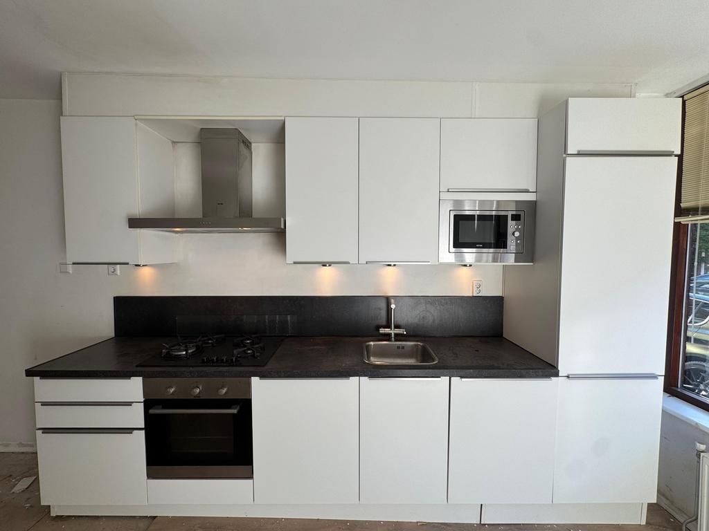 Complete Nette Rechte Keuken + Apparatuur + GEDEMONTEERD, Huis en Inrichting, Keuken | Complete keukens, Ophalen of Verzenden