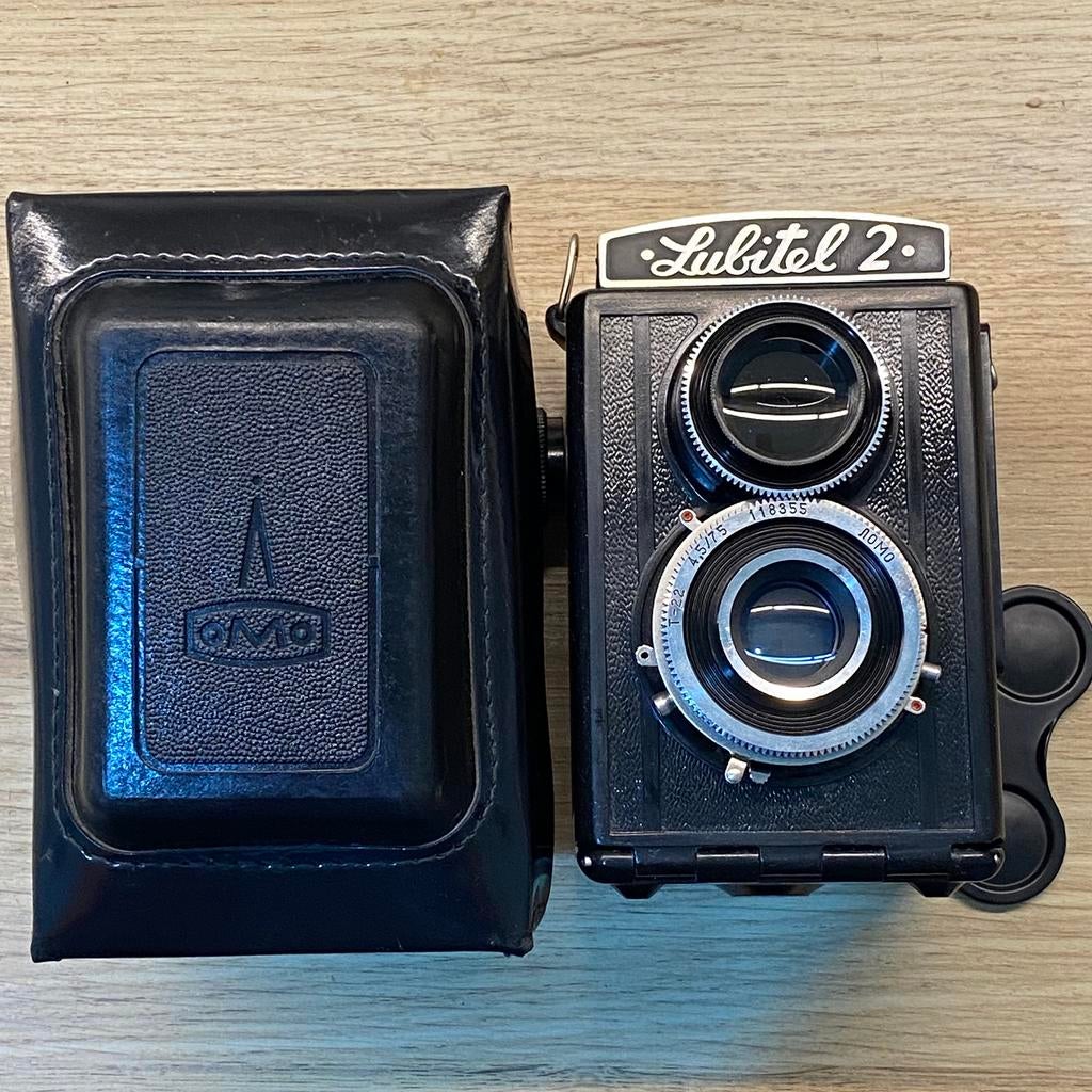 Lubitel 2, Lomo 75 mm f4.5, 6x6*negen, Audio, Tv en Foto, Fotocamera's Analoog, Nieuw, Spiegelreflex, Overige Merken, Ophalen of Verzenden