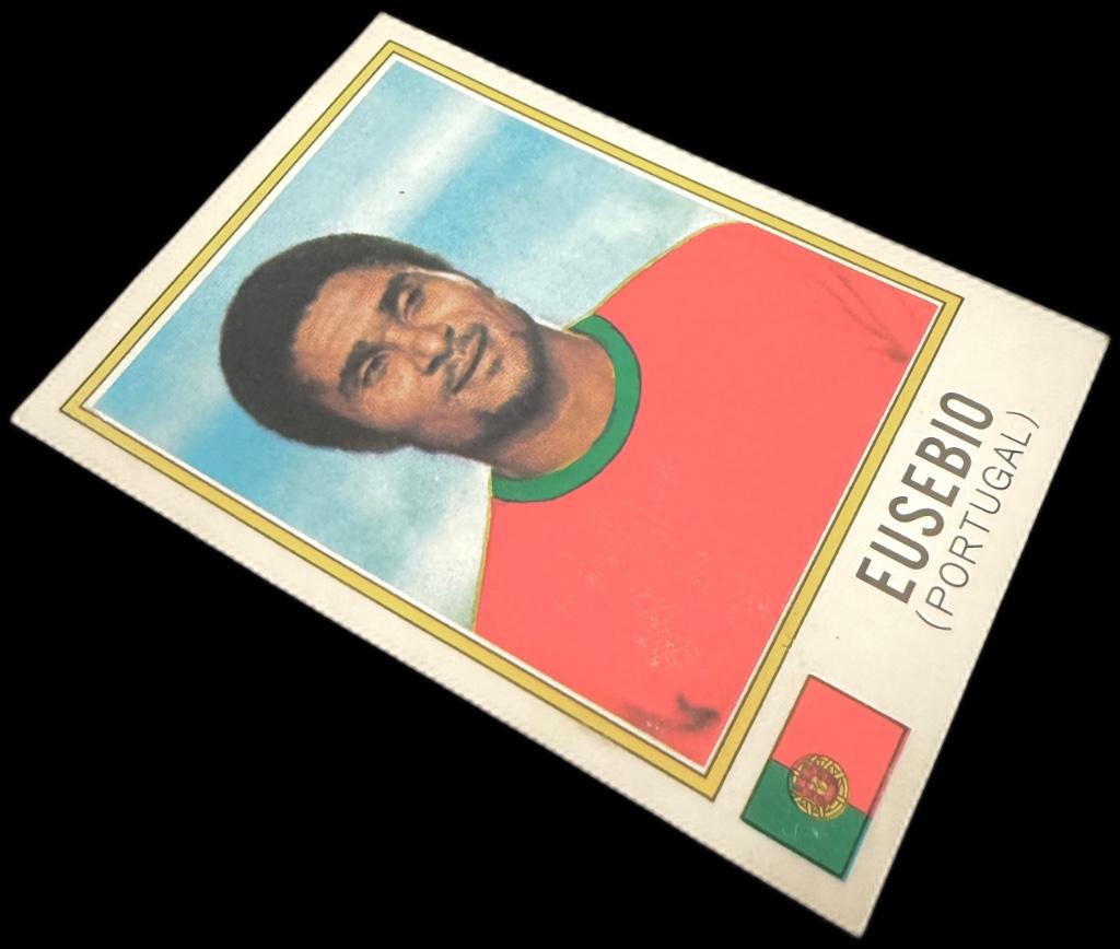 Panini WK 74 Munchen Eusebio # 396 Sticker 1974 Portugal, Envoi