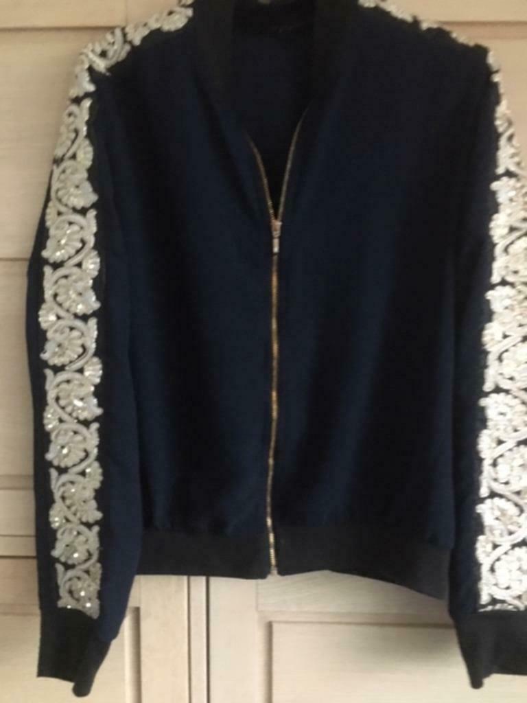 Bomber blouse VIE TA VIE : T2, Kleding | Dames, Maat 38/40 (M), Blauw, Vie ta vie, Ophalen of Verzenden
