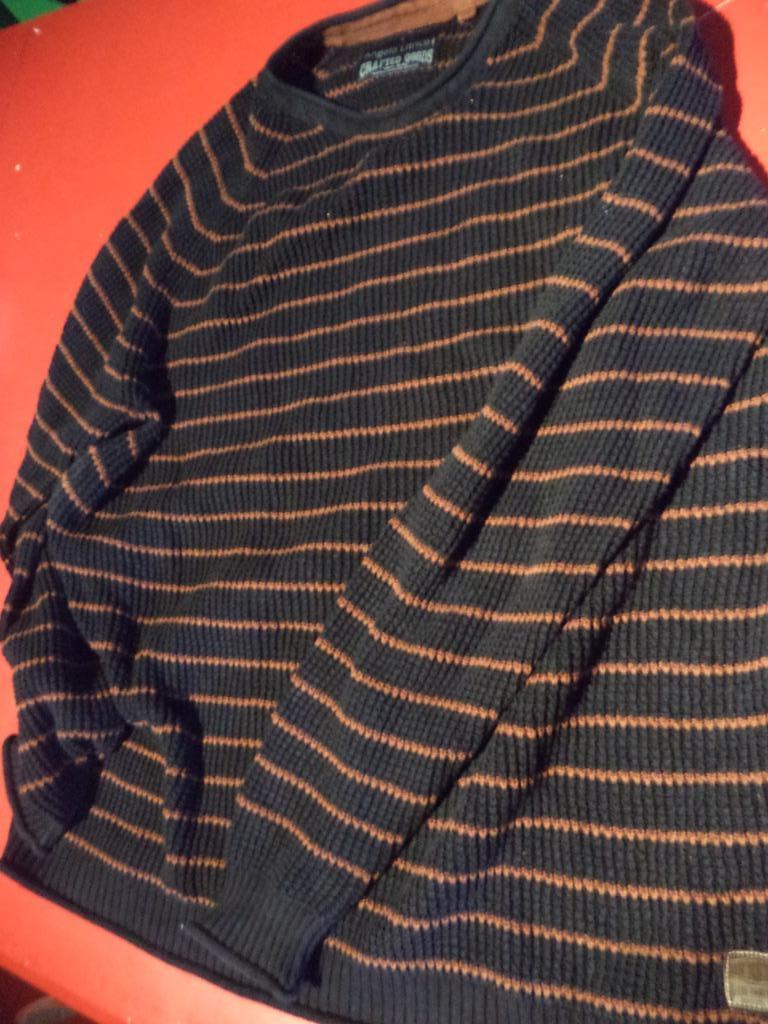 pull homme Angelo Litrico rayure large, Enlèvement ou Envoi, Autres couleurs, Angelo Litrico, Taille 52/54 (L)