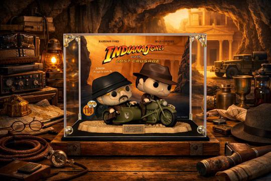 Vitrine pour Funko Pop Indiana Jones – Last Crusade – Deluxe, Ophalen of Verzenden, Nieuw