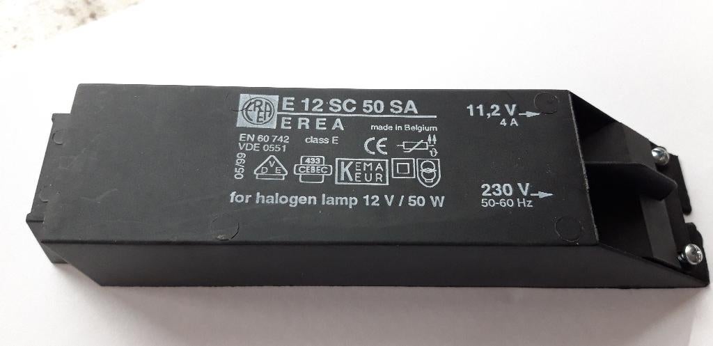 Transfo EREA 12V + gratis Halogeenspot, Enlèvement, Comme neuf, Halogène