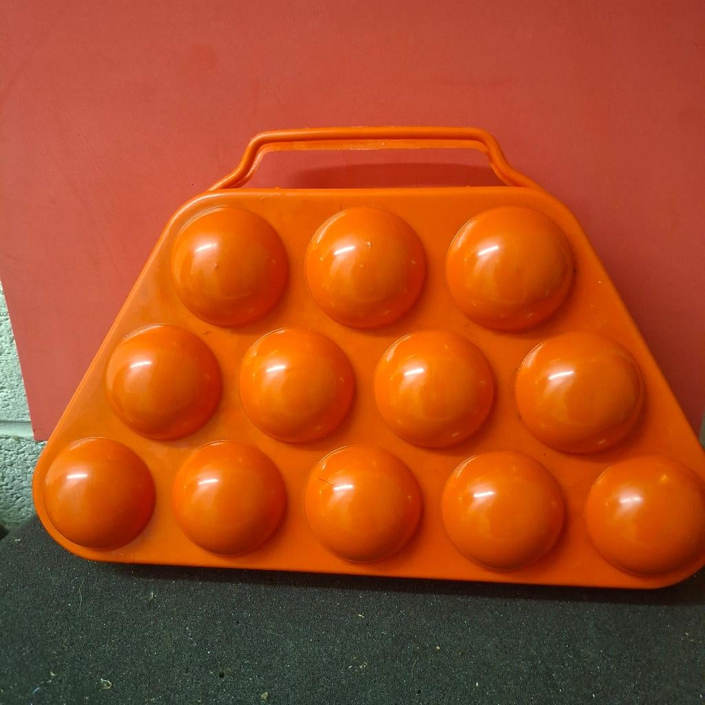 Vintage eierdoos uit de jaren 70, Ophalen of Verzenden