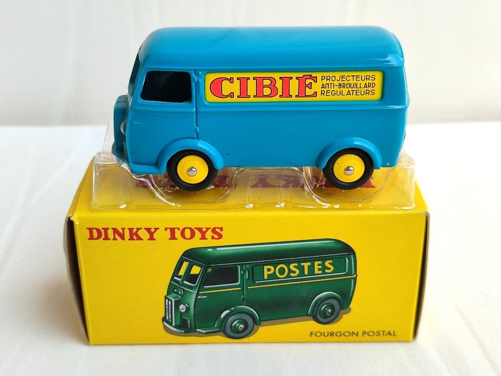 Dinky Atlas _ Peugeot Fourgon tôlé "Cibië" _ ref. 25BV, Enlèvement ou Envoi, Comme neuf, Bus ou Camion, Dinky Toys