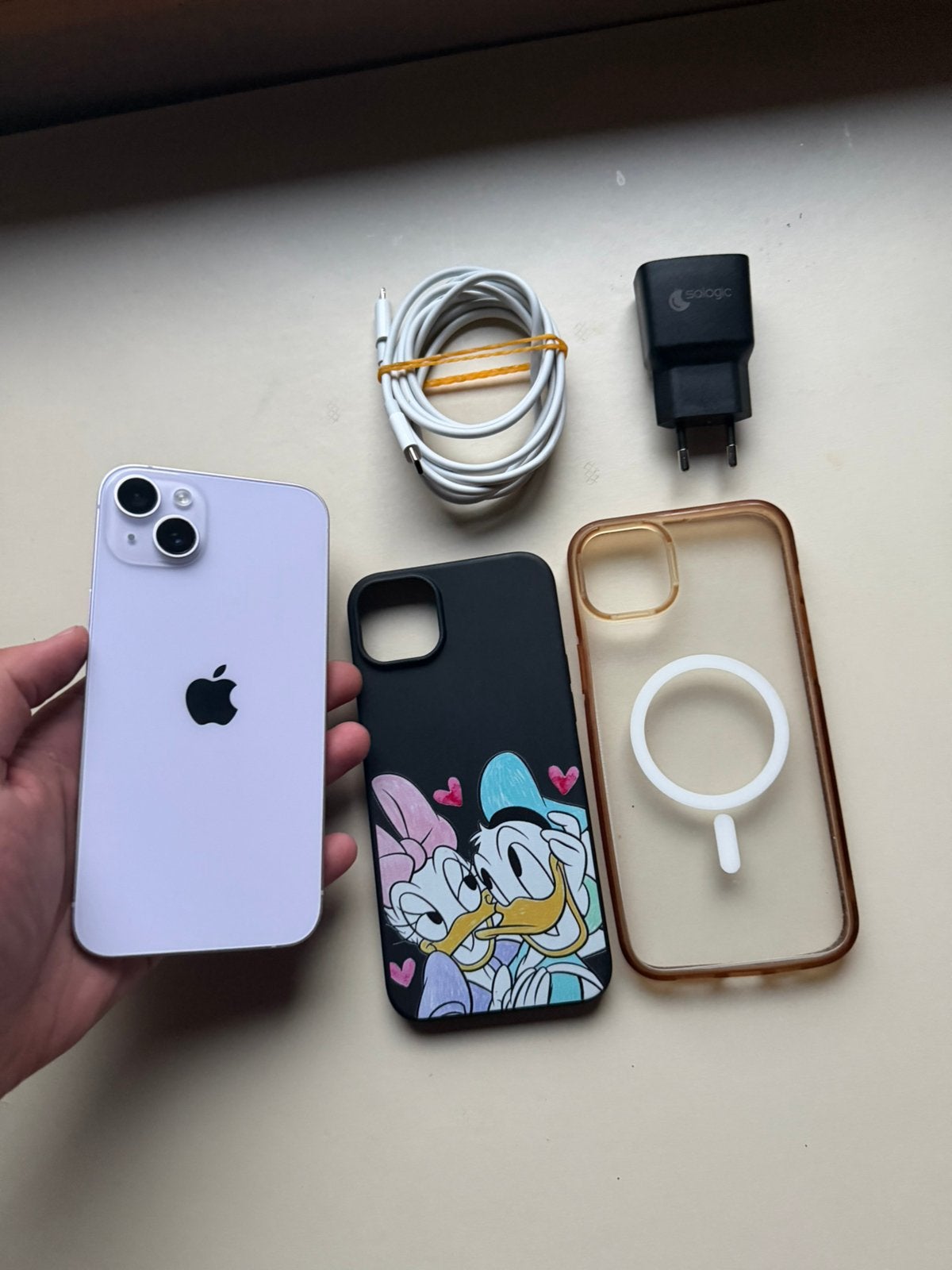 IPhone 14 Plus 128gb Violet, Telecommunicatie, Ophalen, Zo goed als nieuw, IPhone 14 Plus, Paars