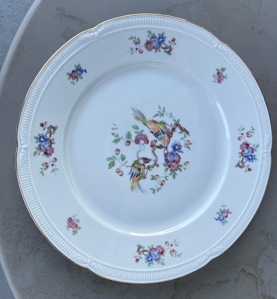 Porseleinen borden van Zeh Berger & co, Huis en Inrichting, Ophalen, Zo goed als nieuw, Bord(en), Overige stijlen