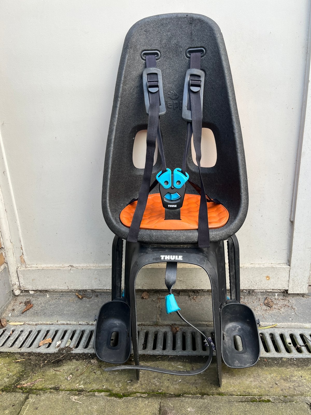 Thule fietsstoeltje, Enlèvement, Utilisé, Siège arrière, Repose-pieds