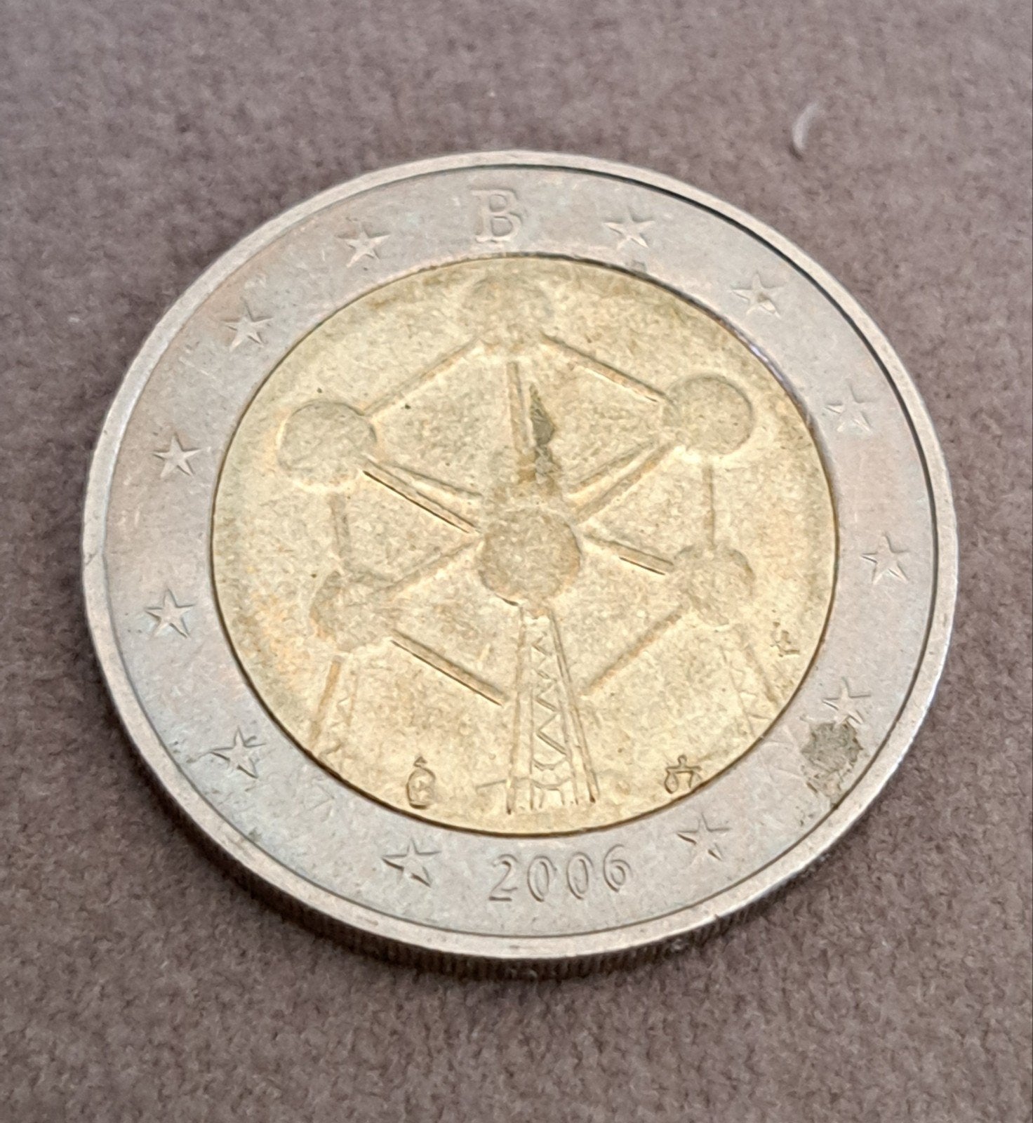 Pièce commémorative belge, pièce de 2 euros, Timbres & Monnaies, Enlèvement ou Envoi, Belgique, 2 euros, Monnaie en vrac