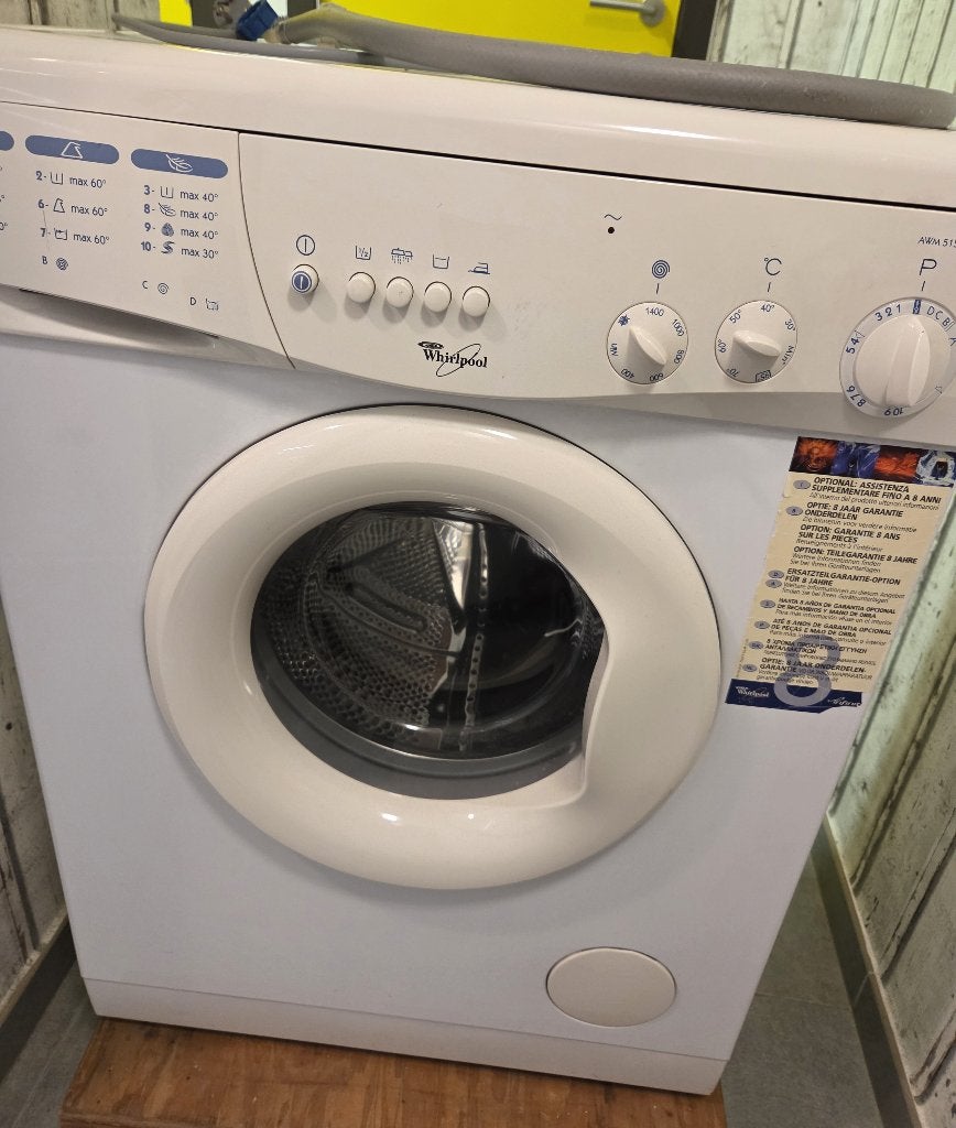 wasmachine whirlpool infinity, Elektronische apparatuur, Ophalen, Gebruikt, Voorlader, 1200 tot 1600 toeren
