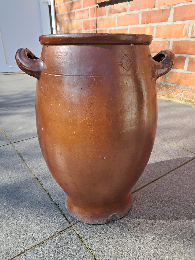 bloempot, Ophalen, Gebruikt, Terracotta