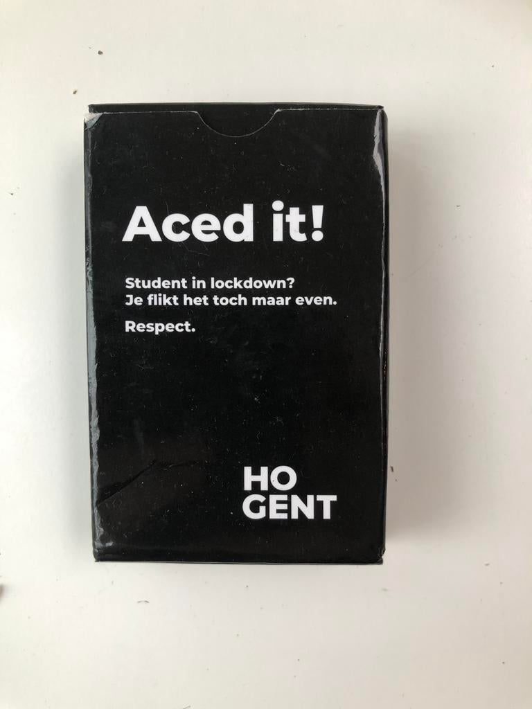 Compleet kaartspel HoGent - lock down, Ophalen, Gebruikt, Speelkaart(en)