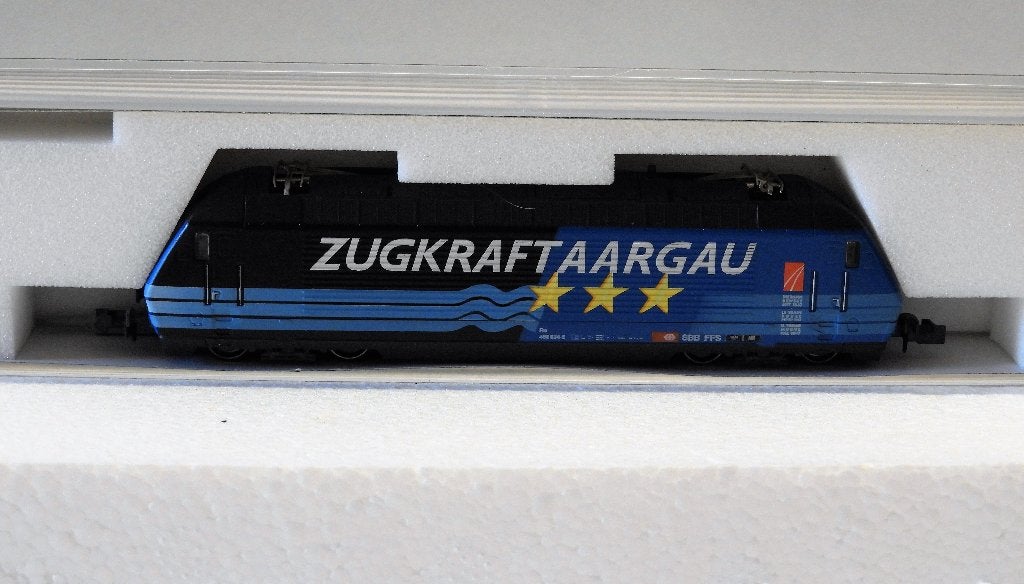 Locomotive AARGAU CFF ECHELLE N, Enlèvement ou Envoi, Utilisé, Train, Modèle réduit