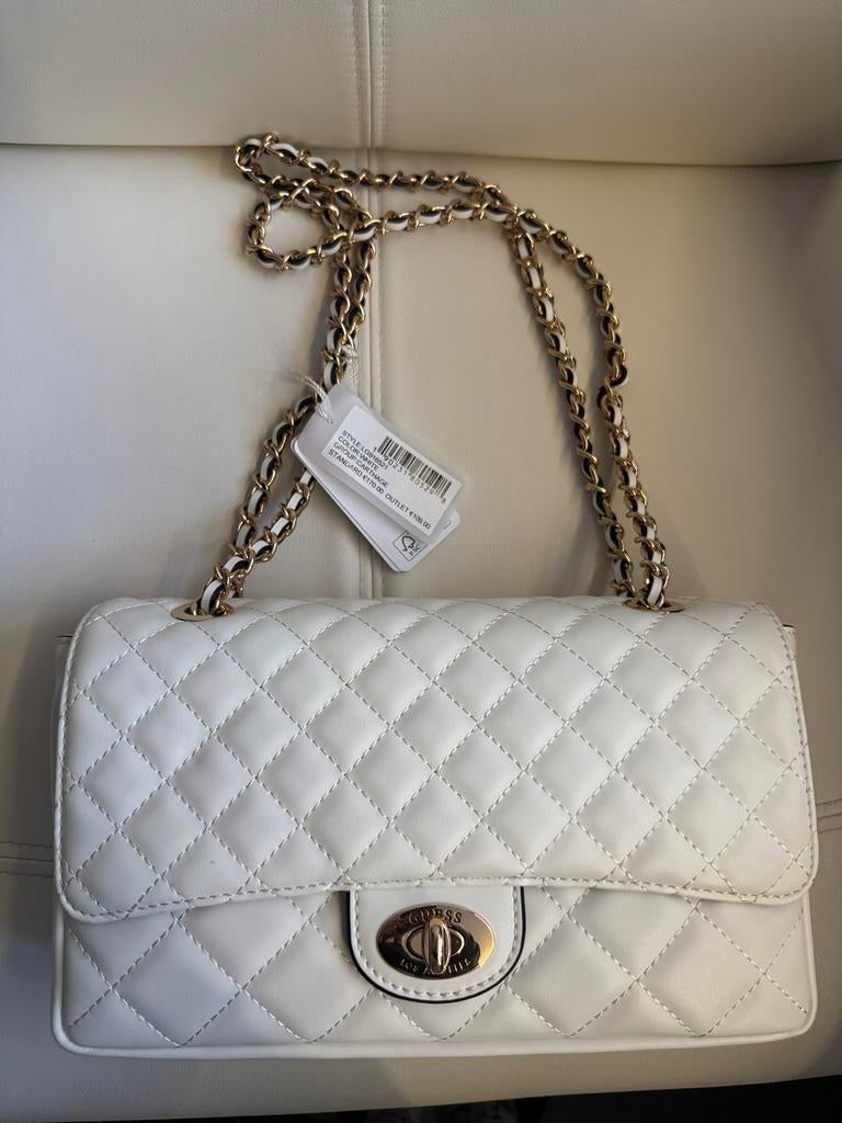 Sac à bandoulière Guess, Enlèvement, Neuf, Blanc, Sac à bandoulière