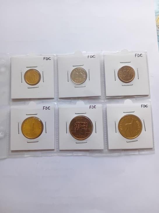 Mooi oude circulatiemunten Estland in FDC., Postzegels en Munten, Munten | Europa | Euromunten, Ophalen of Verzenden, Estland