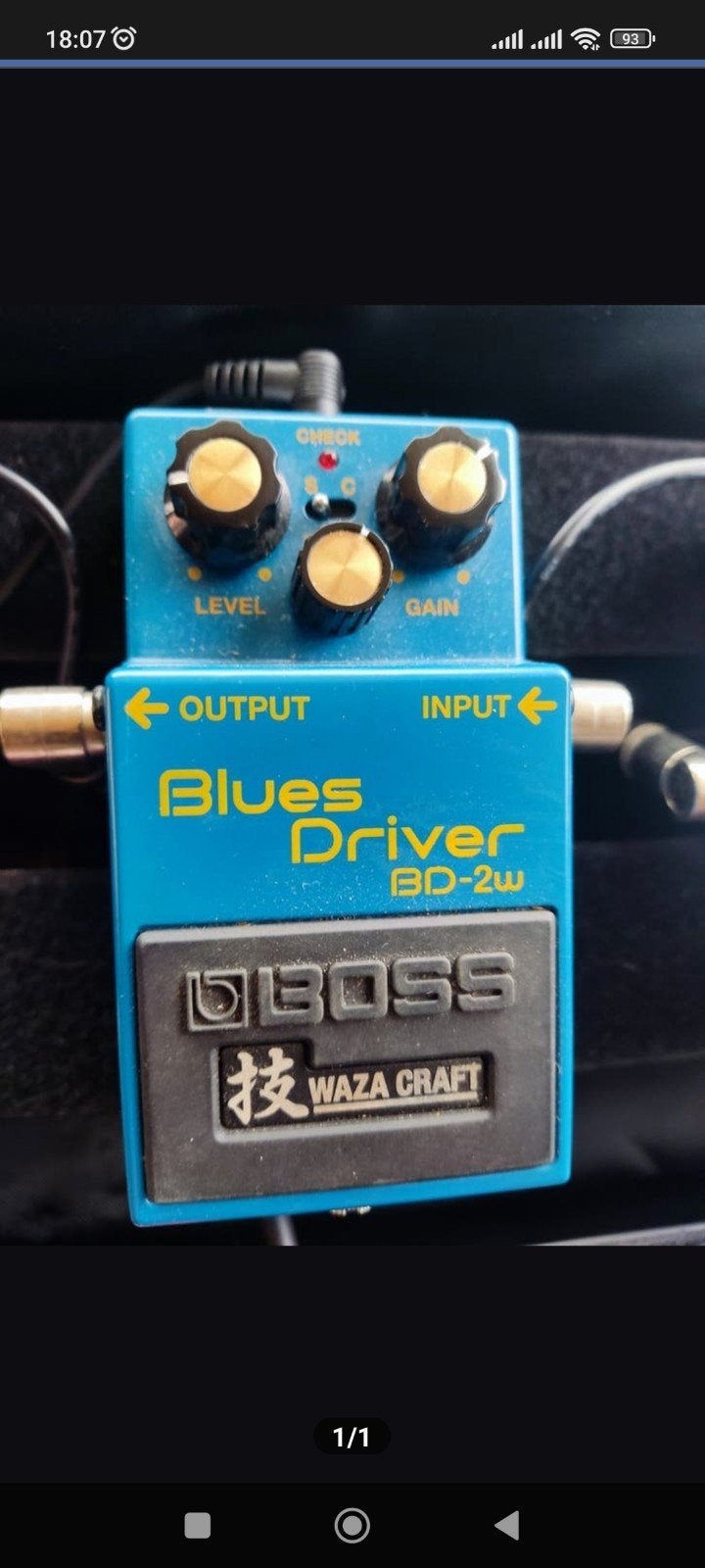 Boss Blues Driver BD-2W Waza Craft Japon, Musique & Instruments, Effets, Enlèvement ou Envoi, Neuf, Distortion, Overdrive ou Fuzz
