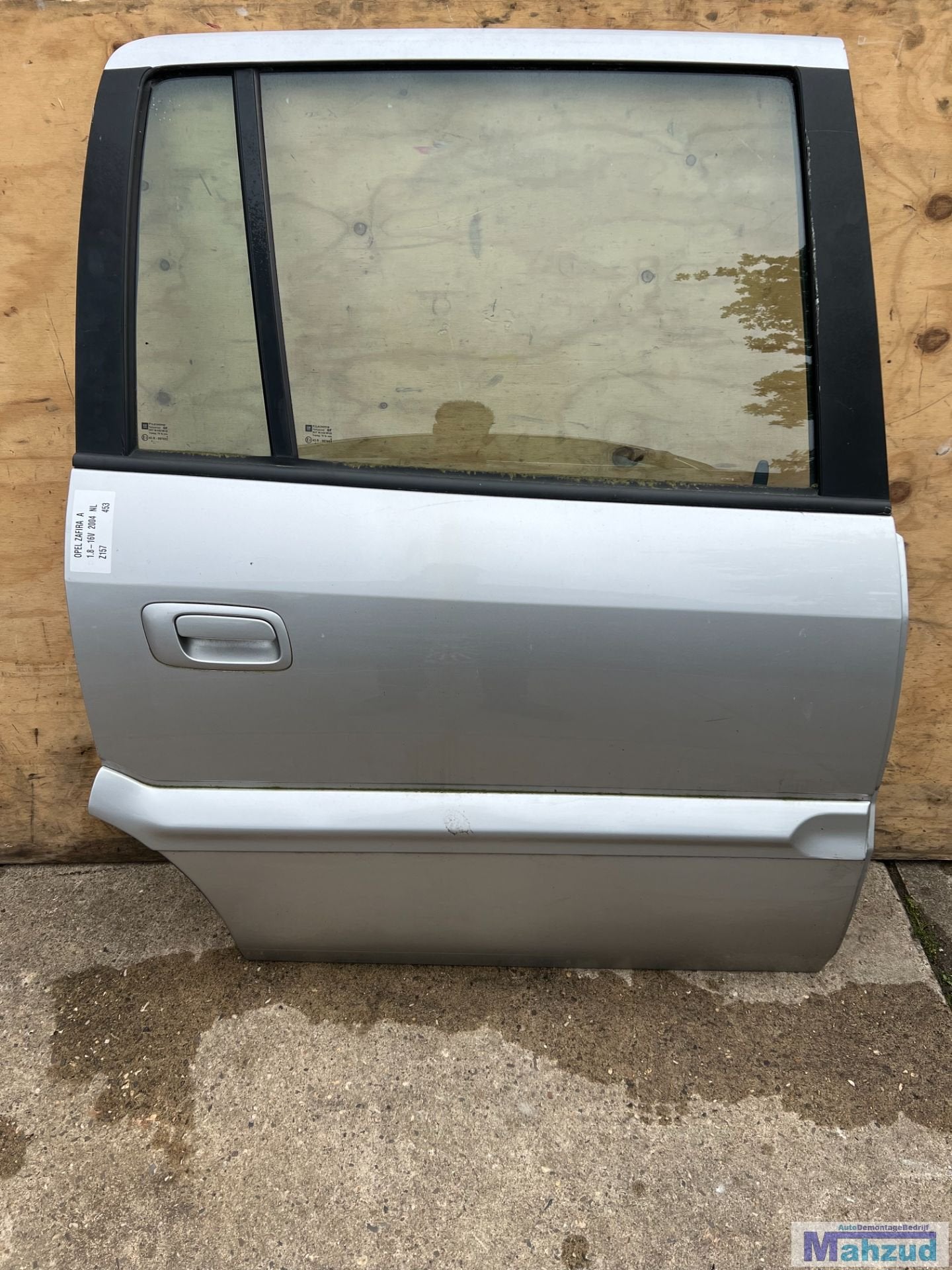 OPEL ZAFIRA A Zilver Z157 rechts achter deur 1998-2005, Gebruikt, Deur, Opel Automobile GmbH, Kontakt@opel-infoservice.de