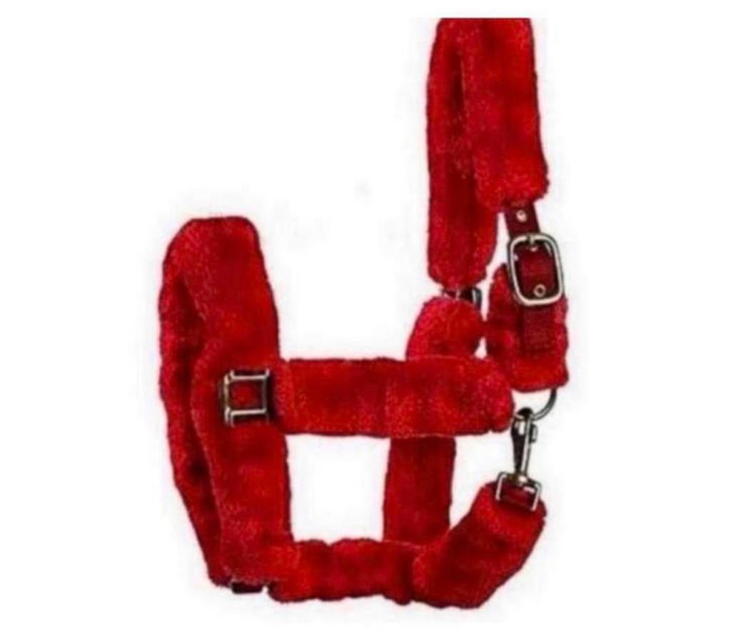 Elico Kingston Halster paard paarden gewatteerd pluizig rood, Ophalen of Verzenden, Nieuw