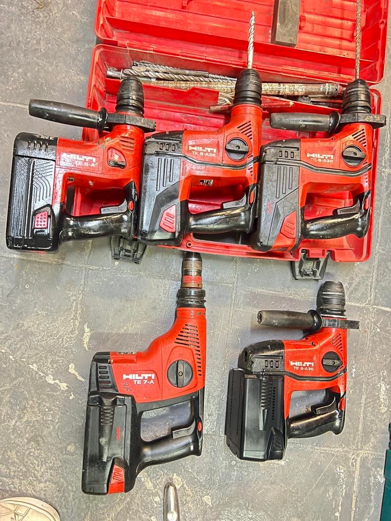 Hilti te 6 te koop 5 stuks, Ophalen, Zo goed als nieuw