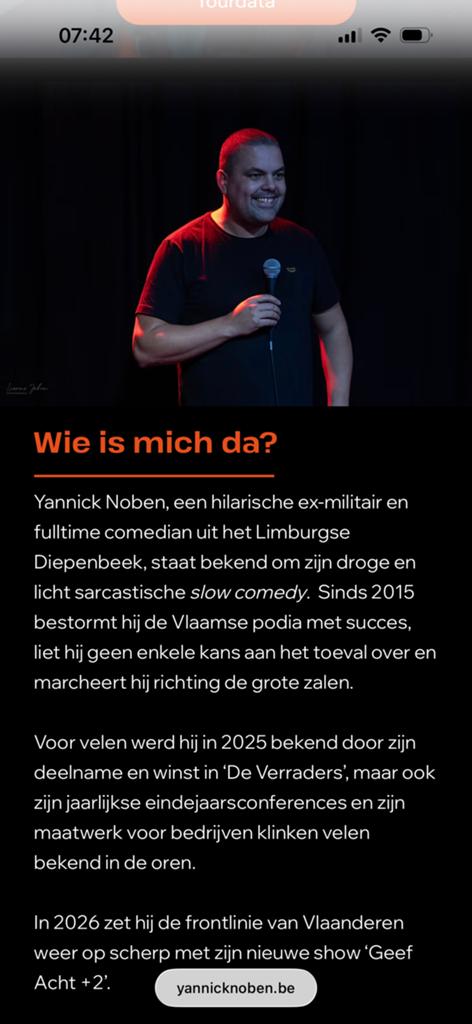 Yannick Noben leest izegem 2 juni, Juin