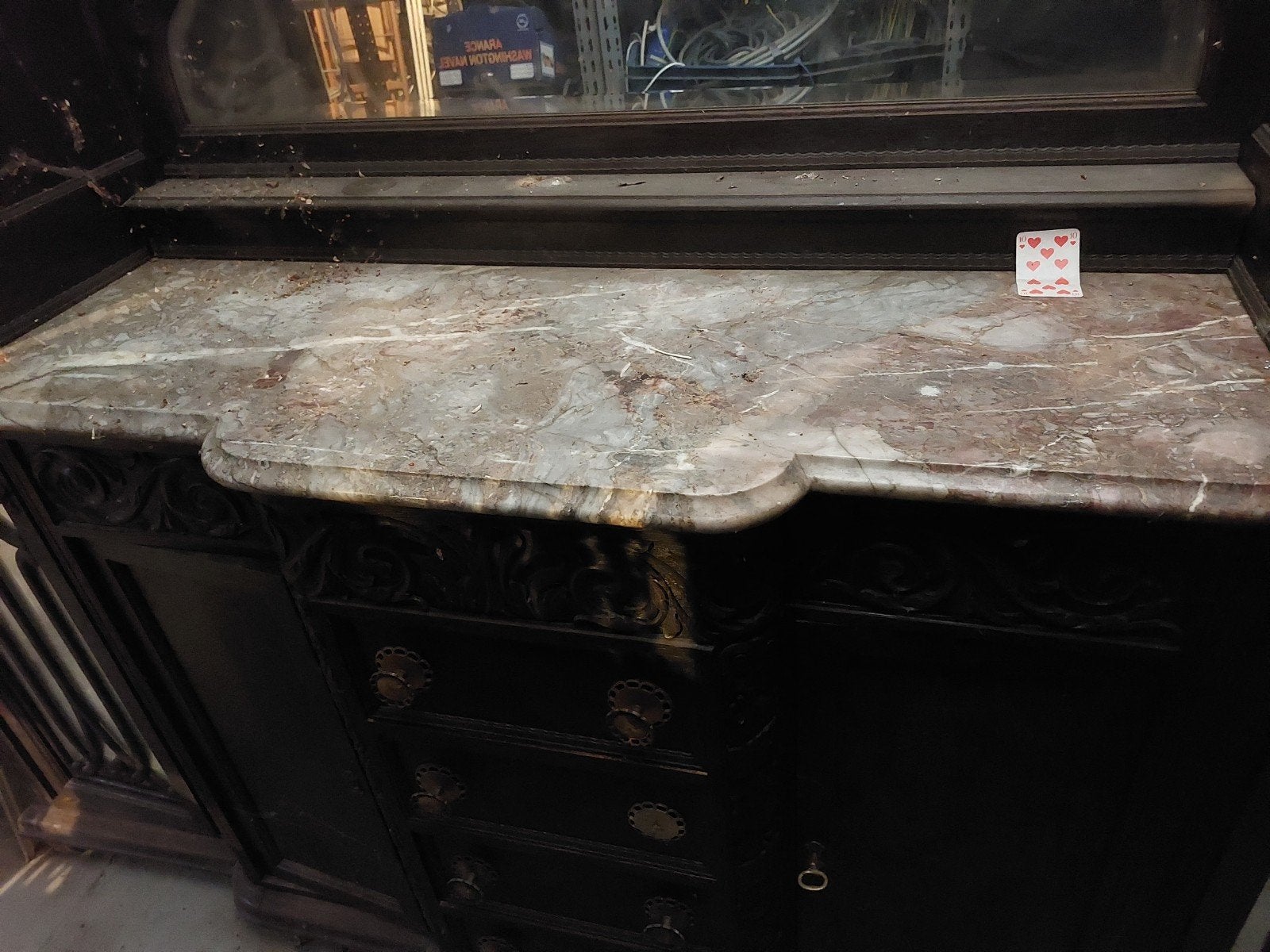 Antiquité meuble vintage, Maison & Meubles, 100 à 150 cm, Enlèvement ou Envoi, Comme neuf, 50 à 75 cm