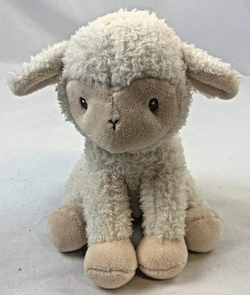 Little Dutch Little Farm Schaap lammetje Knuffel lam 17cm, Little Dutch, Overige typen, Zo goed als nieuw, Met kleding of accessoire