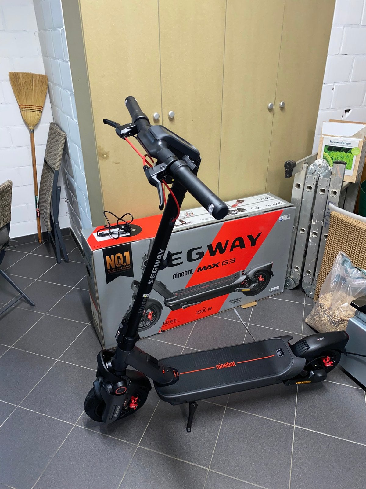 Ninebot Segway Max G3 (45km/u) + Garantie, Fietsen en Brommers, Steps, Ophalen, Zo goed als nieuw