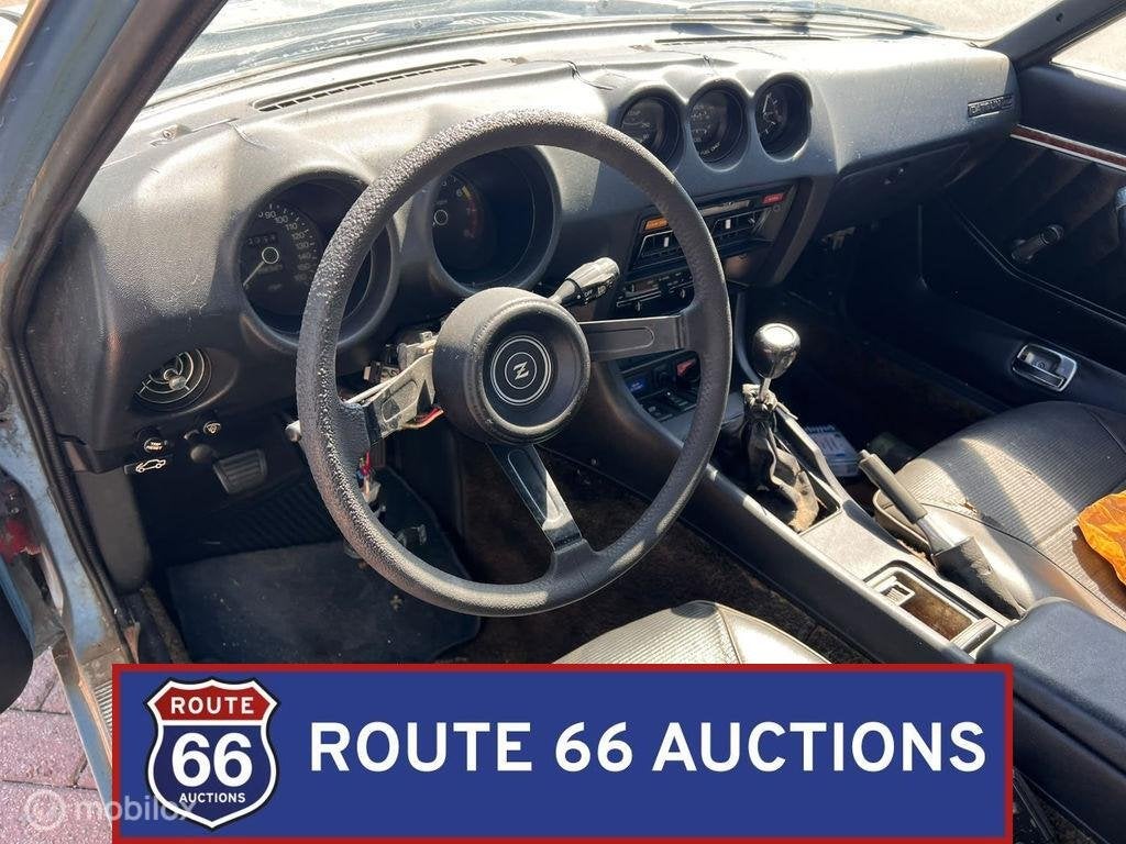 Datsun 280Z | 1977 | Route 66 Auctions, Auto's, Oldtimers, Overige merken, Zwart, Bedrijf, Handgeschakeld