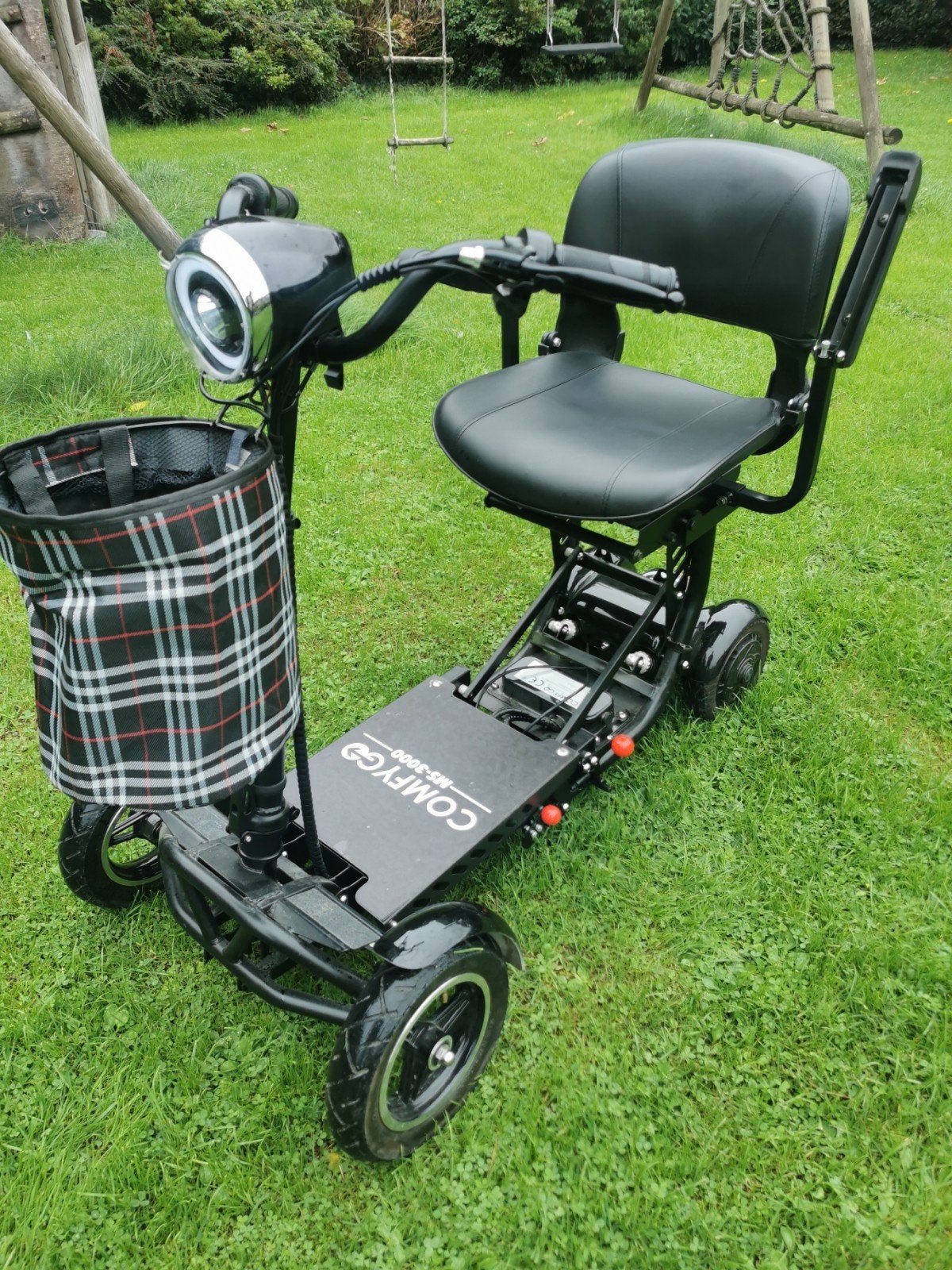 scooter pliable Comfygo MS 3000 18 km/h info 0488826971, Enlèvement ou Envoi, Pliant, Comme neuf, Fauteuil roulant électrique