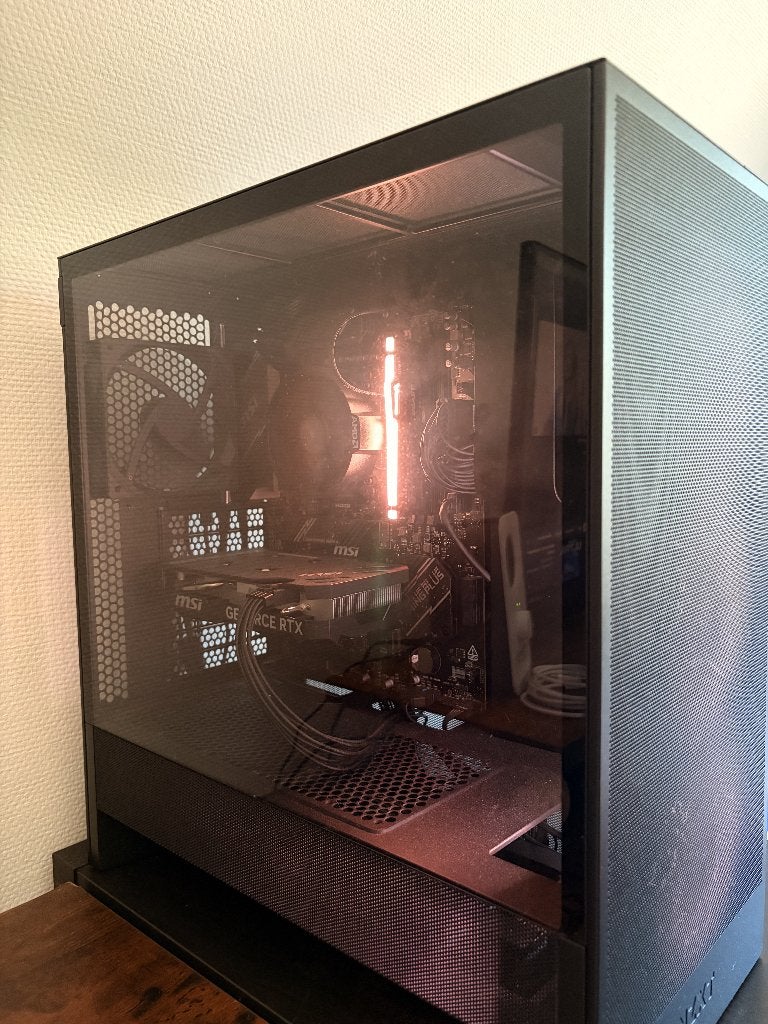 Gaming pc, Computers en Software, Desktop Pc's, Ophalen, Custom Gaming Pc, AMD Ryzen 5, Zo goed als nieuw