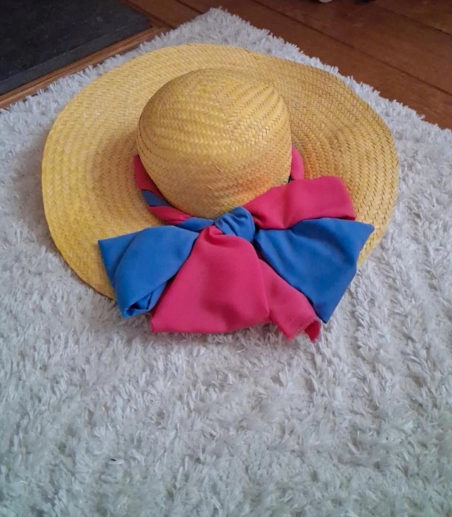 Pomme d'amour diffusion zomerhoed stro vintage fransemode, Ophalen of Verzenden, Hoed