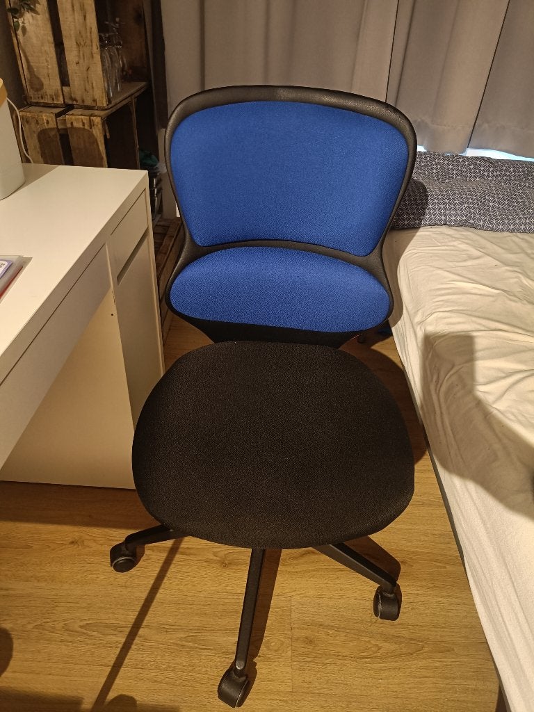 Bureaustoel, Enlèvement, Utilisé, Bleu, Chaise de bureau