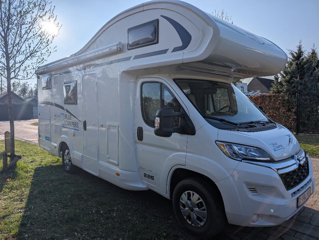 McLouis Glamys 226 - 2021 - BTW Wagen - 47.500KM, Caravans en Kamperen, Alkoof, Ringverwarming, Koelkast, Treinzit