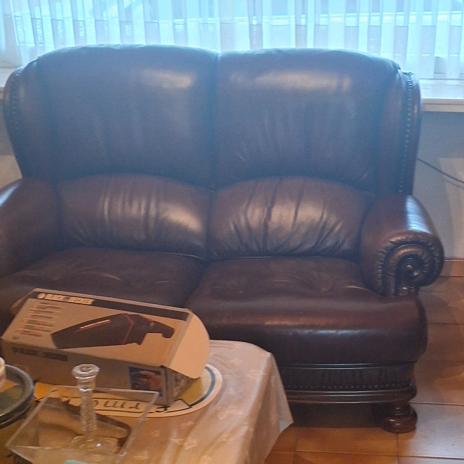 Chesterfield 3-2-1, Ophalen, Gebruikt, Leer, Chesterfield