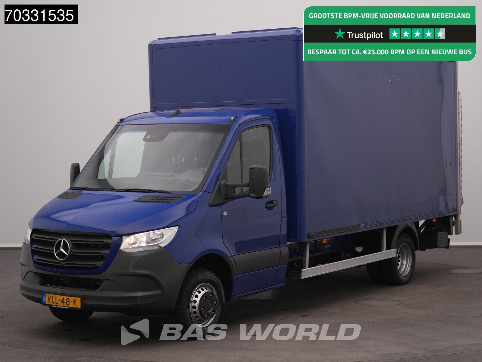 Mercedes Sprinter 516 CDI Automaat Laadklep Zijdeur Bakwagen, Autos, Achat, Système Start/Stop, Euro 6, Entreprise
