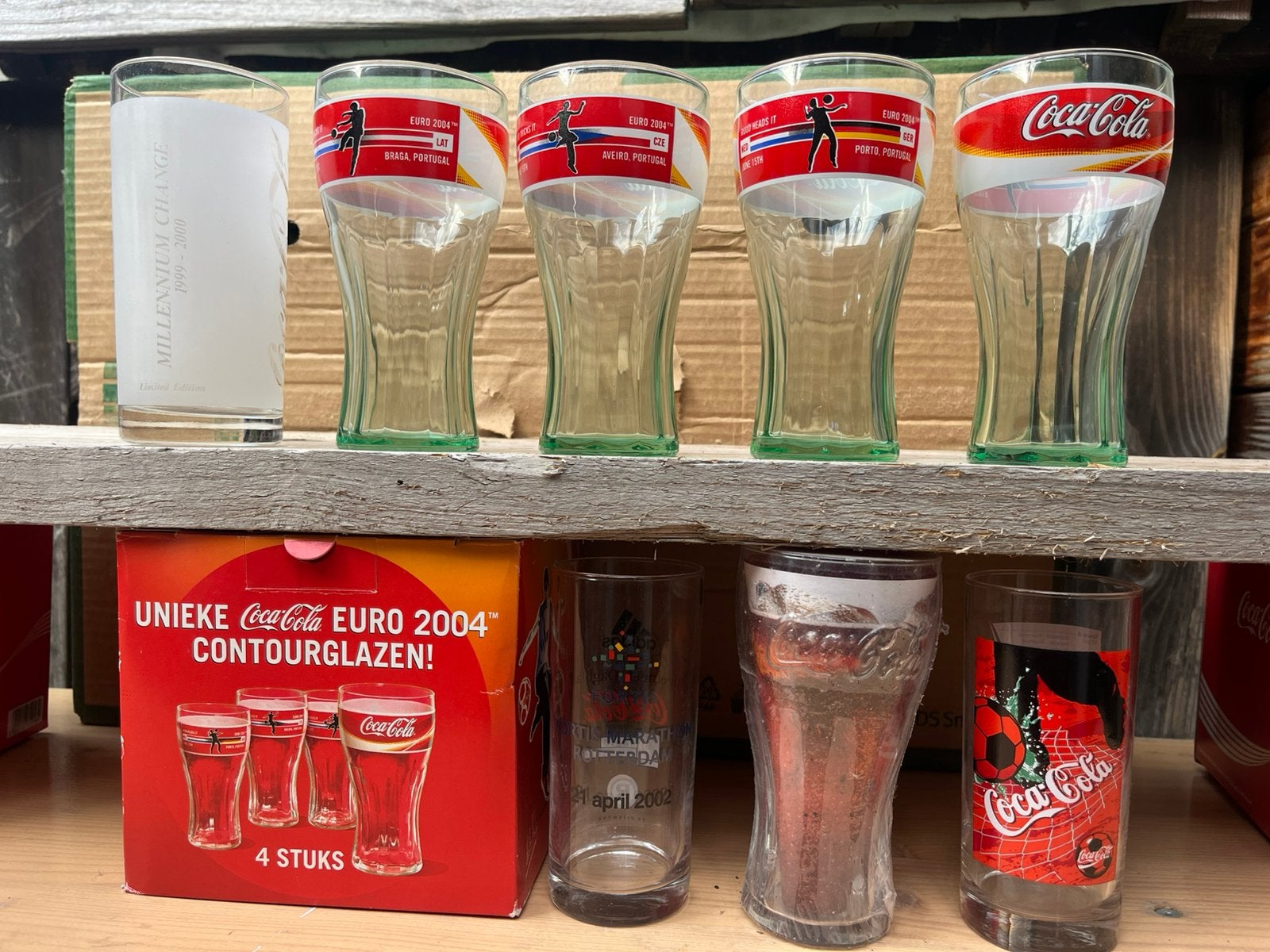 68 verres Coca-Cola différents, Collections, Enlèvement ou Envoi, Comme neuf, Verre à soda